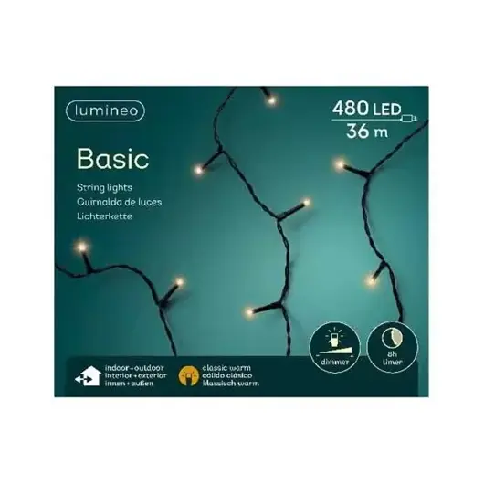 Basic lights 480L 36m - klassiek warm - image 2