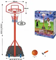 Basketball speelset met bal en pomp 200 cm