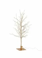 Boom kaal+led met goud l35b35h60cm