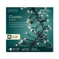 Cluster twinkle lights 1128L 10m - warm wit - image 2