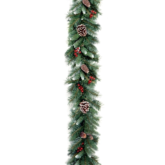 Frosted berry garland l274cm d25cm