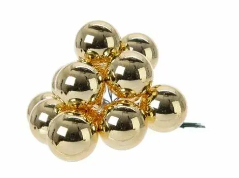 Kerstbal glas drd d3cm l.goud 144st