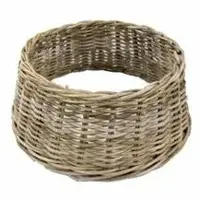 Kerstboomhuls antique grey d60cm h26cm rotan