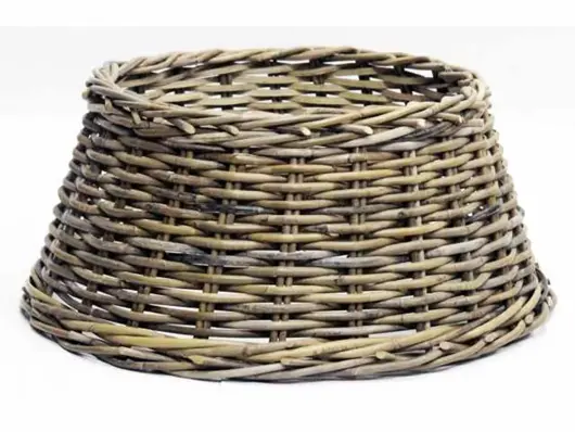 Kerstboomhuls rotan Ø 65 cm - antique grey