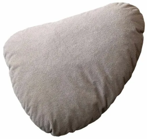 Kussen pebble l-104x69x26cm taupe - afbeelding 1