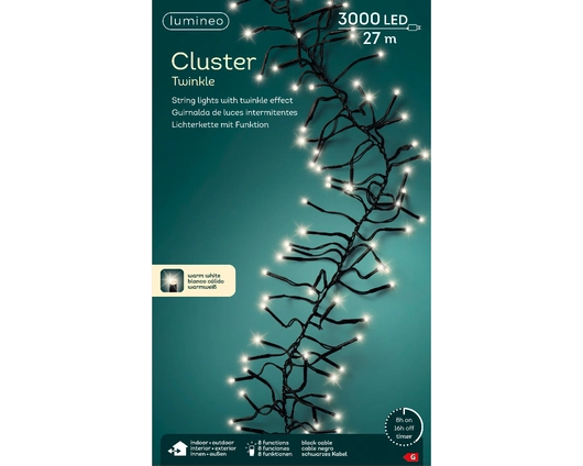 Led cluster lights l27m-3000l w.wit - afbeelding 3