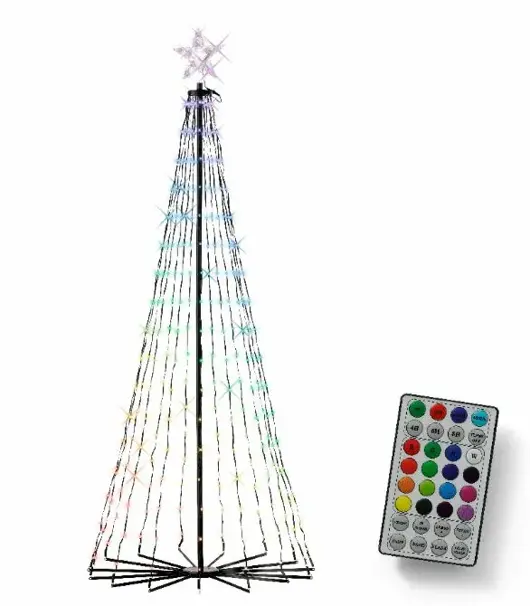 Lumineo Microled Dancing Tree 210 cm Multi Colour - image 1