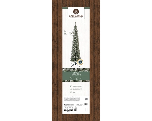 Pencil pine 240cm besneeuwd - afbeelding 2