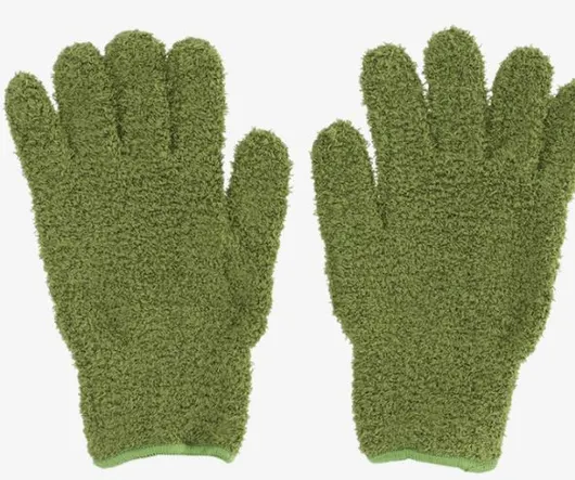 Planten afstof handschoenen groen