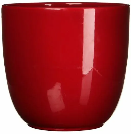 Pot tusca d12h11cm d.rood glans