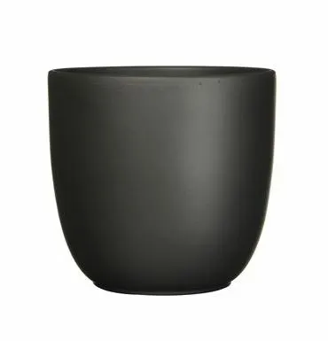 Pot tusca d14.5h14cm zwart mat