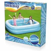 Rechthoekig Bestway opblaasbaar familiezwembad 2,62 x 1,75 x 0,51 meter - image 2