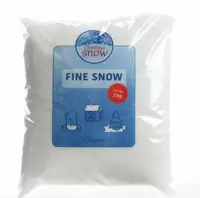 Sneeuw polyester fijn 2kg wit - image 1