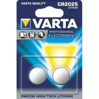 Varta knoopcel lithium CR2025, Ø20x2,5 mm