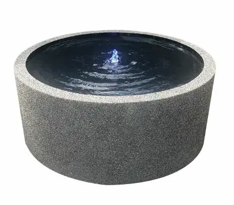 Table d'eau rocher ronde 100 x 39